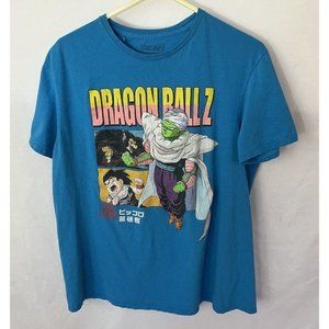 DRAGON BALL Z Broly movie Goten Logo Anime Saiyan Goku Vegeta Mens T-Shirt LG.
